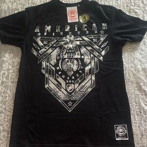 NWT men’s S American Fighter Black Tee